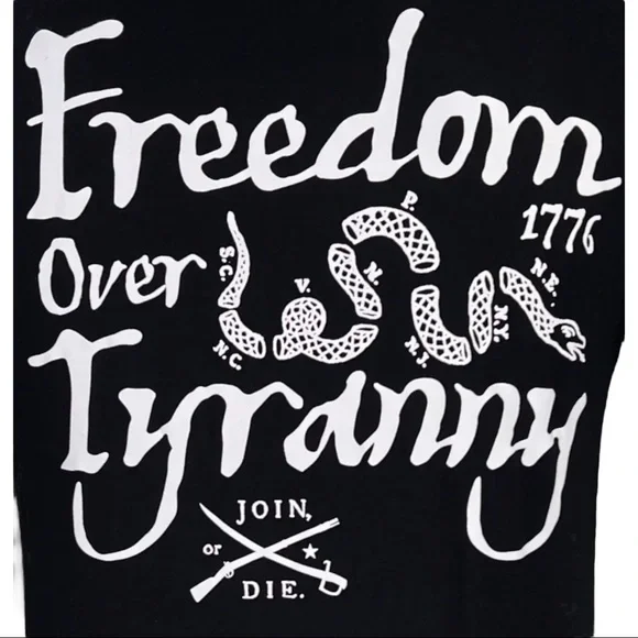 Howitzer Style Men's T-Shirt Over Tyranny Military Grunt MFG - Picture 6 of 10